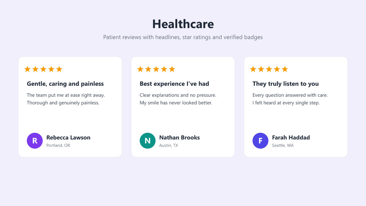 Healthcare preview