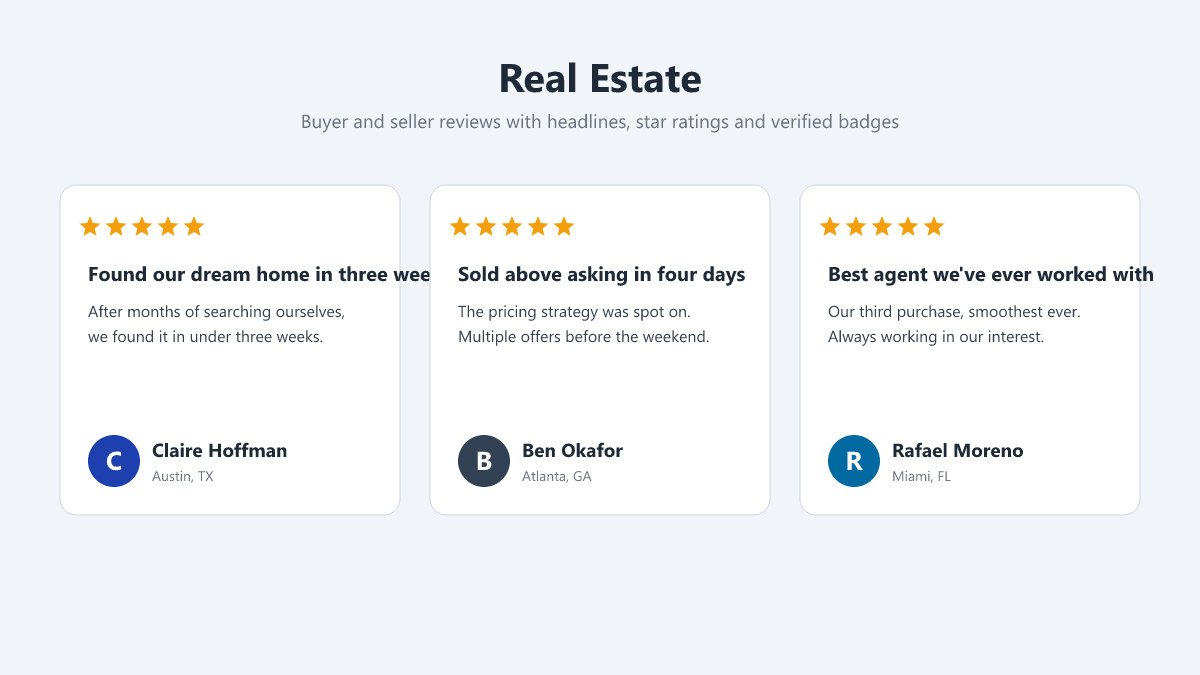 Real Estate preview