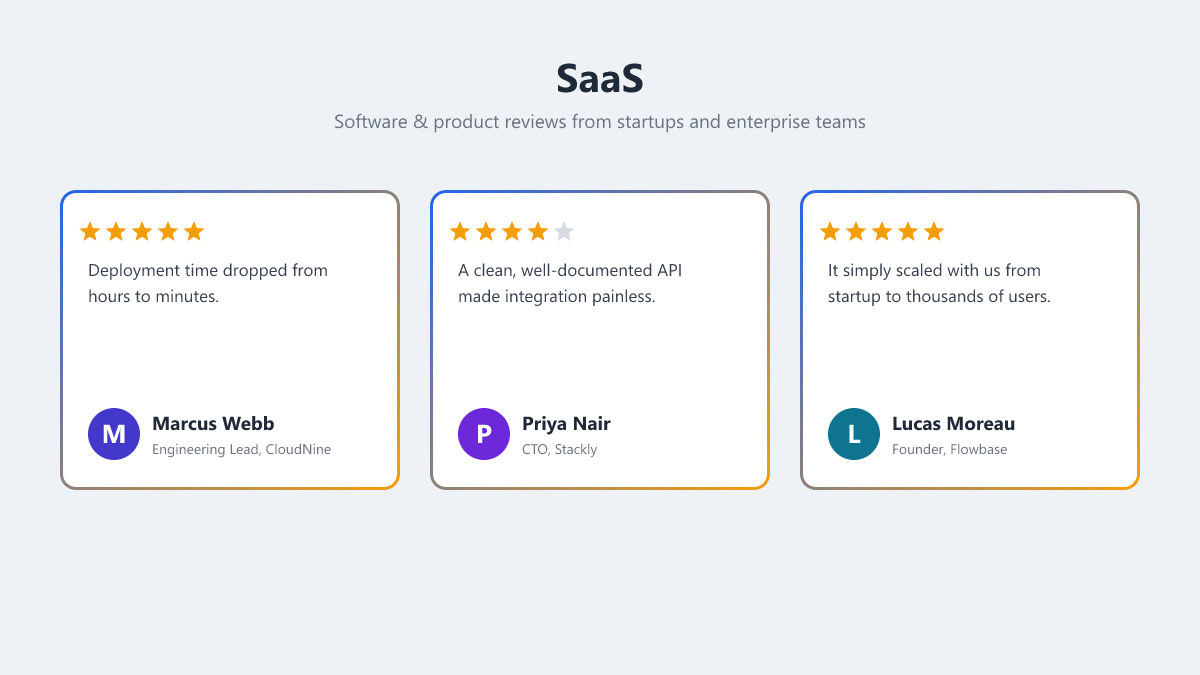 SaaS preview